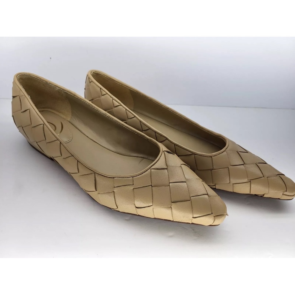 Sam Edelman Joy Woven Elegant Tan Woven Flats